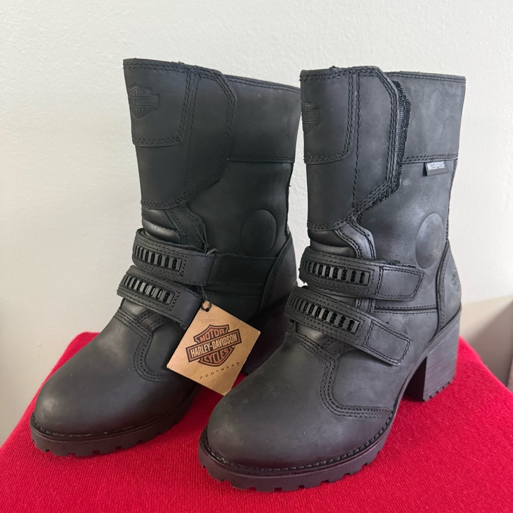 Harley-Davidson Women's Black Moto Boots